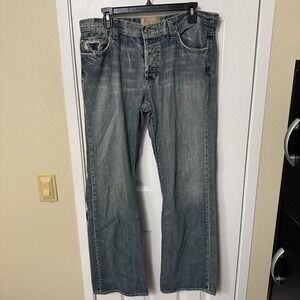 BKE Cole Men's Y2K Faded Wash Bootcut Jeans 36X32
